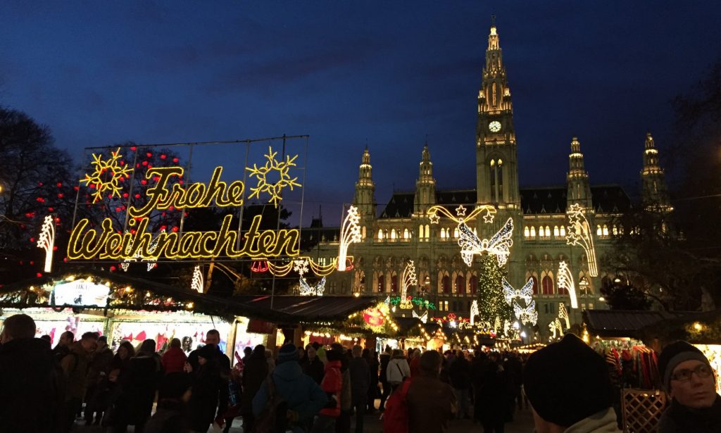 The Christmas Markets at Vienna's Rathaus