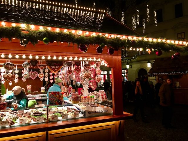 Christmas Market stall in Germany