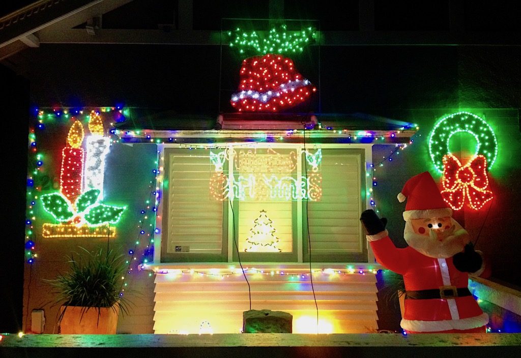 Christmas lights in Australia