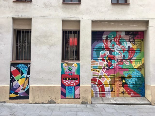 Street art in Barcelona's Gràcia district