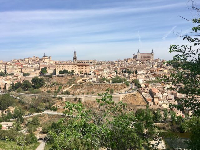 View of Toledo from outside of the city