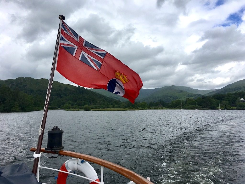 View from cruise on Lake Windermere