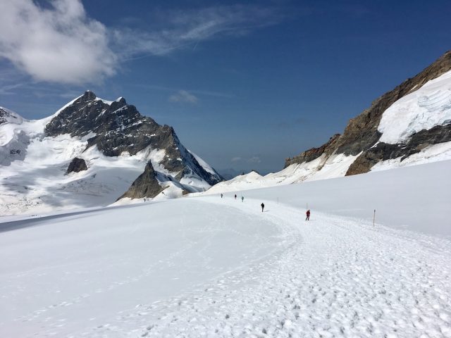 Path to Mönchsjochhütte