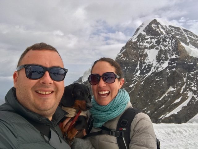Selfie on top of Jungfraujoch