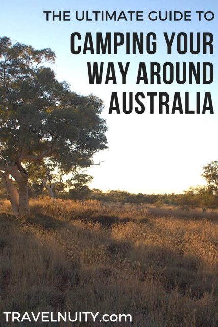 Camping Your Way Around Australia pin