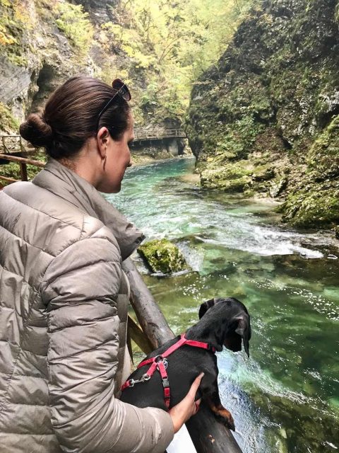 Vintgar Gorge with Dog