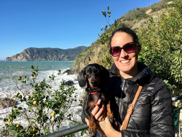 Dog at the Cinque Terre