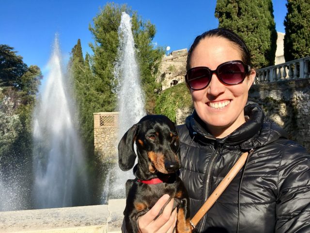 Visit Villa d'Este with a dog