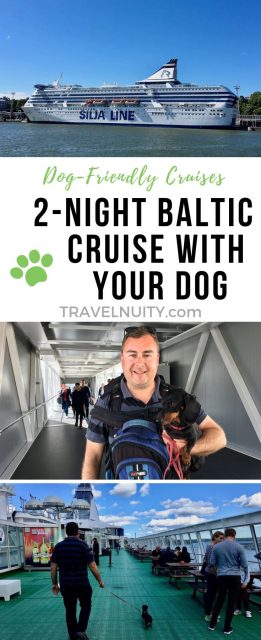 Baltic Cruise with your dog pin