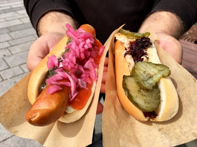 Gourmet Danish hotdogs