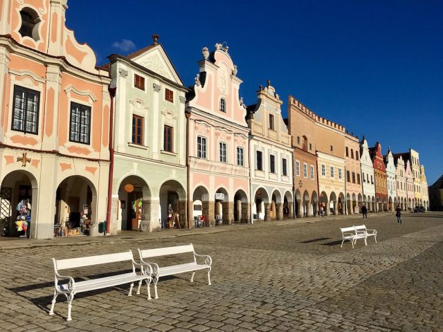 The main square in Telc