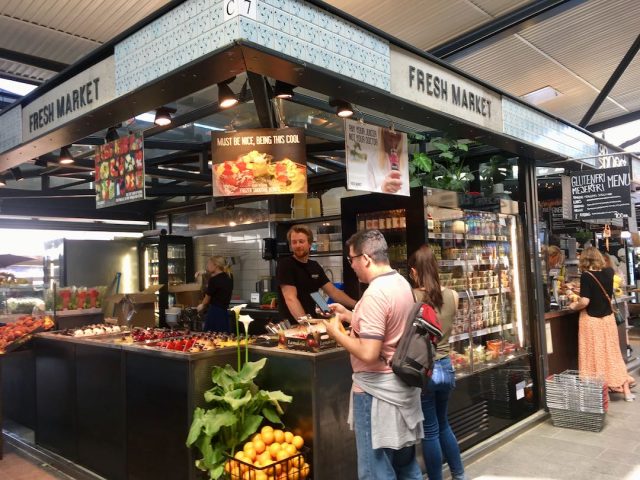 Inside the Torvehallerne market