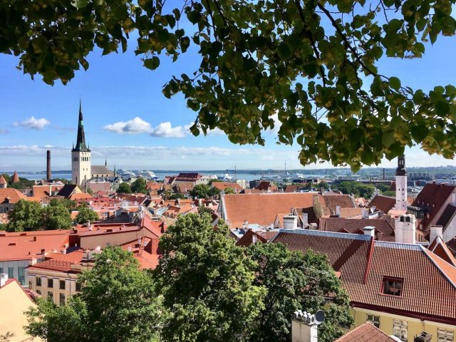 View of the Old Town of Tallinn