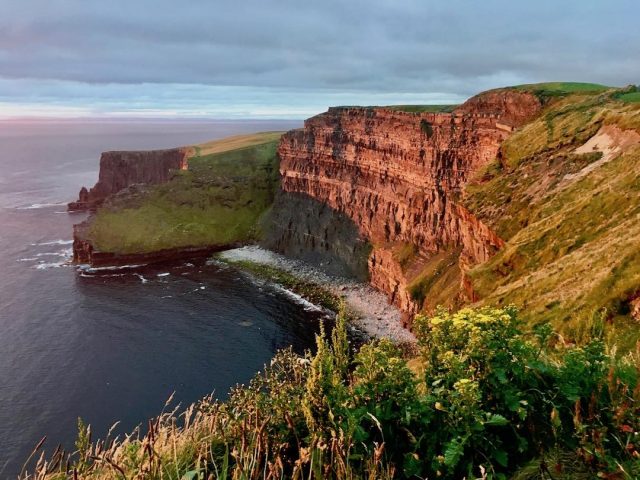 Sunset on the Cliffs of Moher