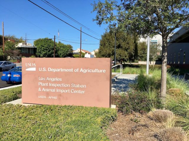 The USDA APHIS office in Los Angeles