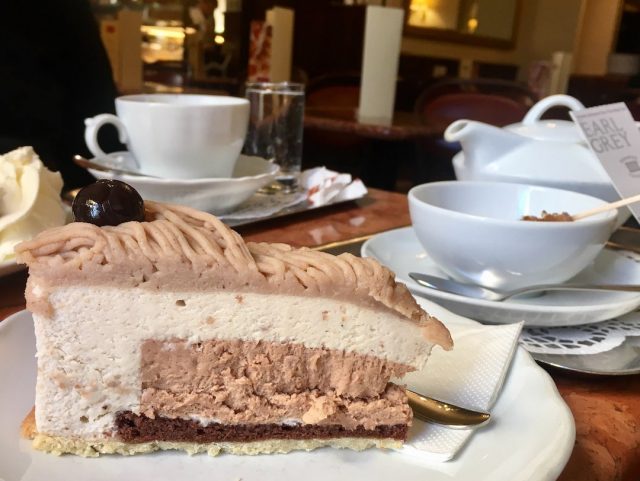 Cake and coffee (or tea) in Vienna