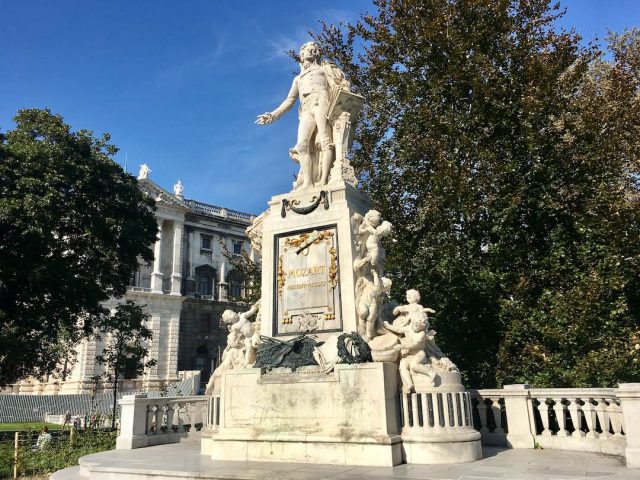 The Mozart statue just off the Ring Road