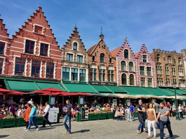 Dining out in Belgium with a dog