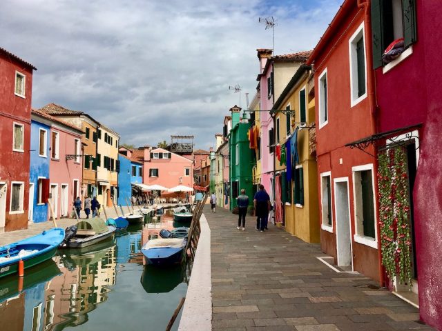 Colourful houses in Burano