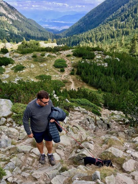 Hiking with a dog in Bulgaria