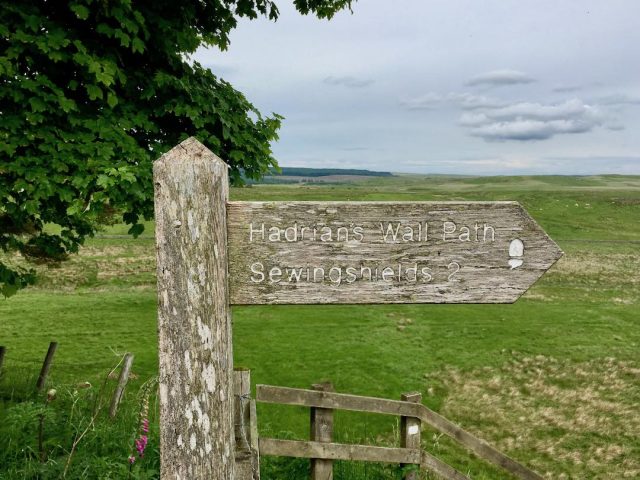 Sign at Hadrian's Wall