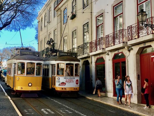 Trams in Lisbon