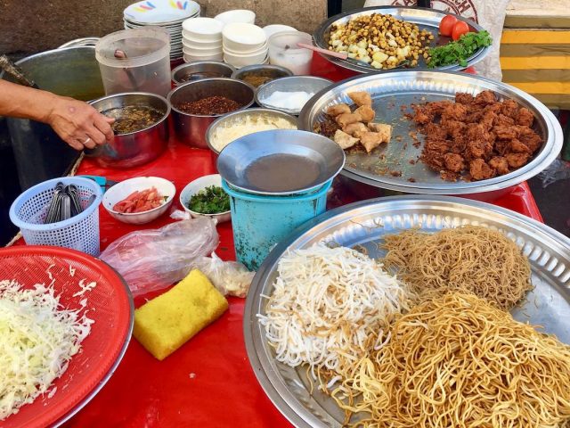 Street food stall in South East Asia