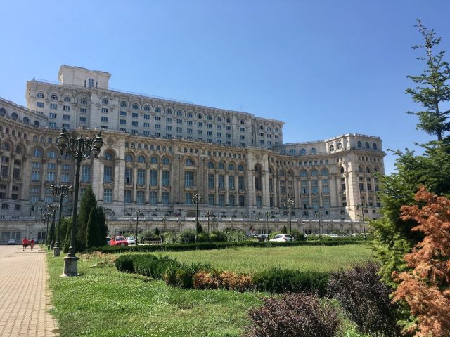 The Palace of the Parliament in Bucharest