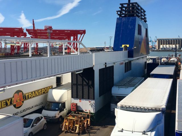 can you take dogs on the irish ferry