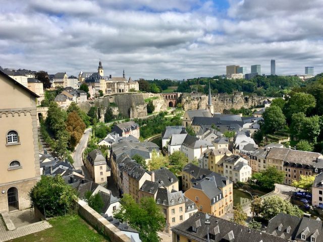 Beautiful panoramas in Luxembourg City