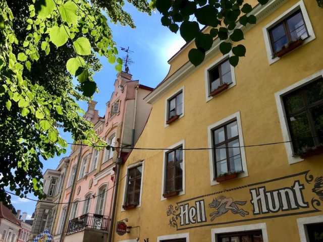 Streets in the Old Town of Tallinn