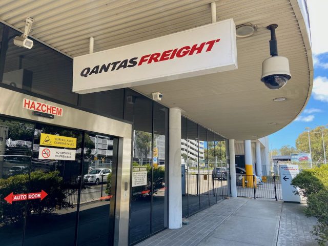 The old Qantas domestic freight terminal in Sydney