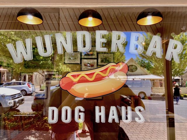 Wunderbar Dog Haus window