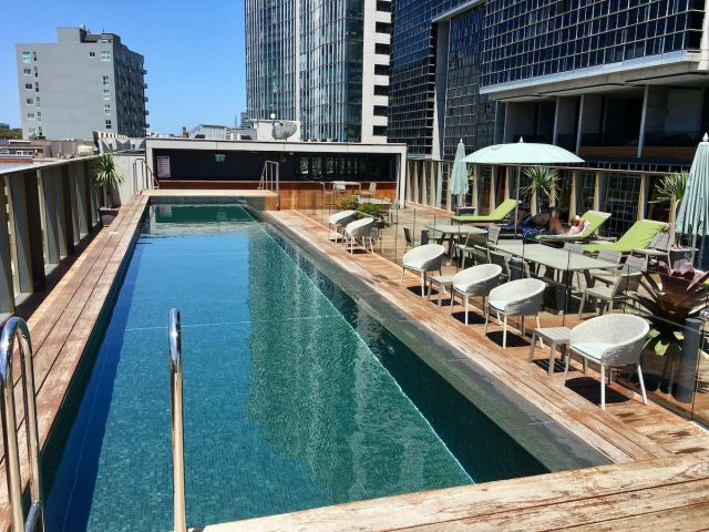 Swimming pool at The Clare Hotel