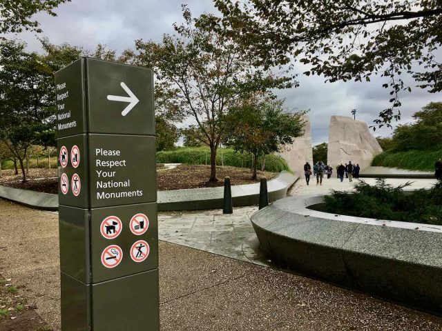 Restrictions near the Martin Luther King, Jr. Memorial