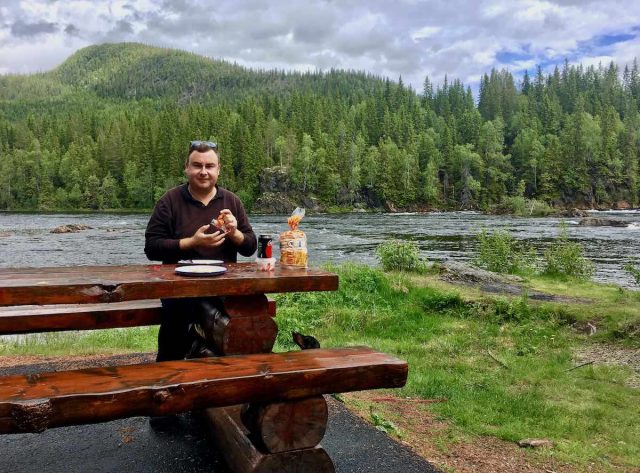 A roadside picnic in Norway