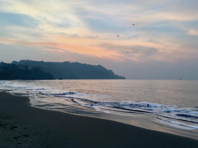 Sunset hour on Baker Beach