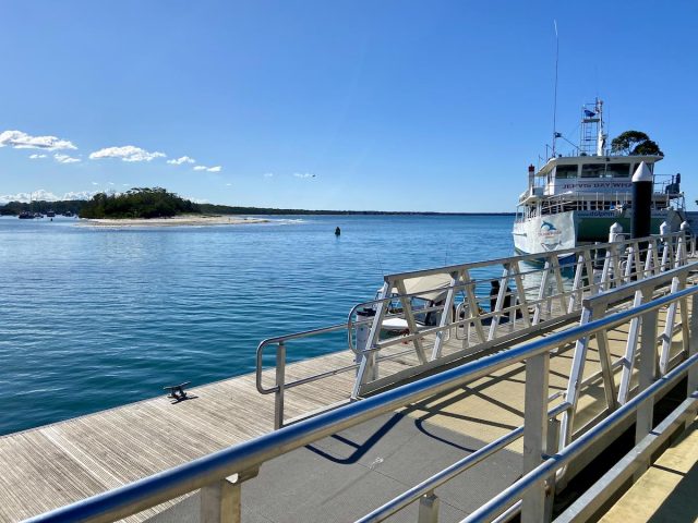 Looking across Currumbene Creek from Huskisson to Myola