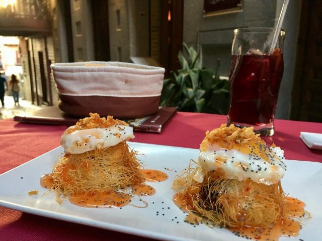 Tapas dish in Toledo