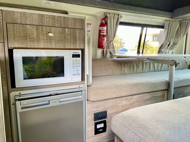 Interior of Apollo Hi-Top campervan