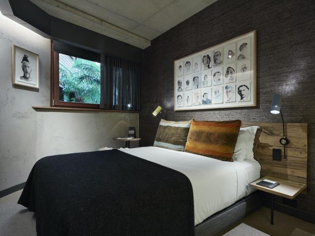 One of the stylish rooms at Ovolo Nishi