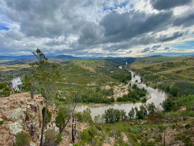 The view from Shepherds Lookout over the Murrumbidgee River