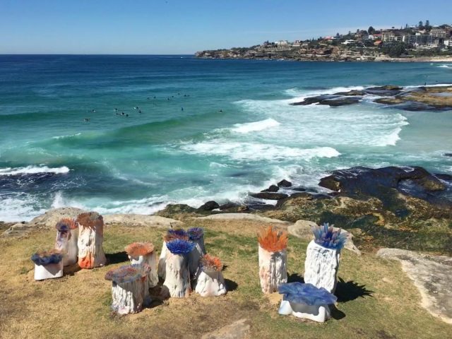 The scenic Bondi to Coogee Coast Walk, complete with sculptures during the annual Sculpture by the Sea