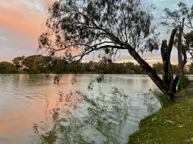 Martins Bend Reserve Sunset