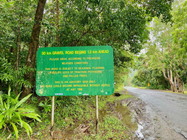 Bloomfield Track Gravel Road Sign