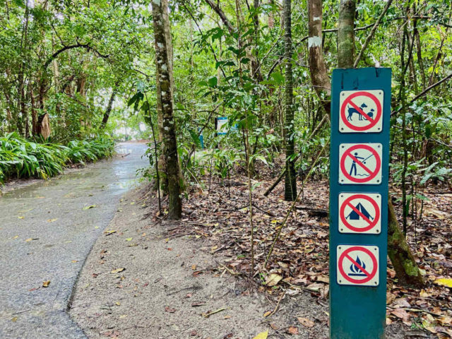 Daintree National Park Signs