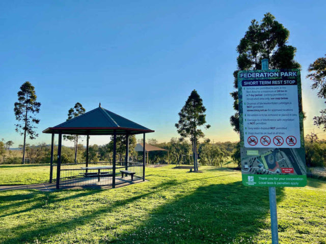 Federation Park Short Term Rest Stop