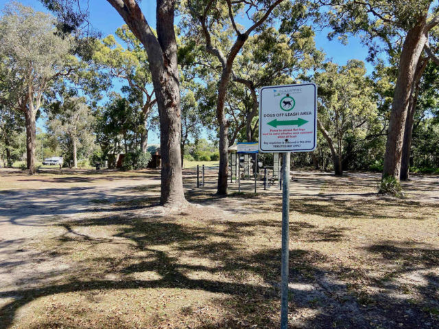 Off-Leash Exercise Area at SES Grounds