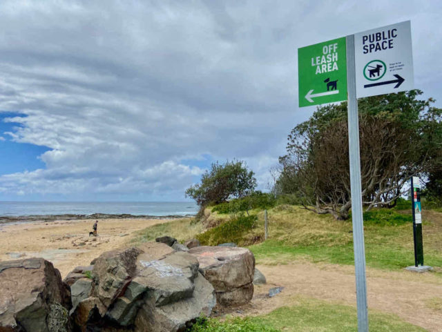 East Corrimal Beach Sign