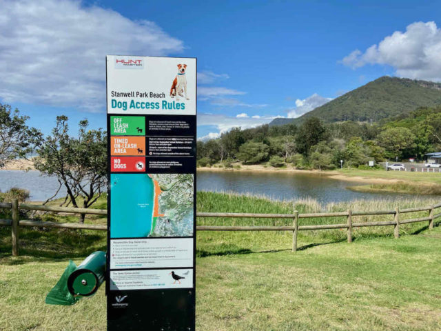 Stanwell Park Beach Sign